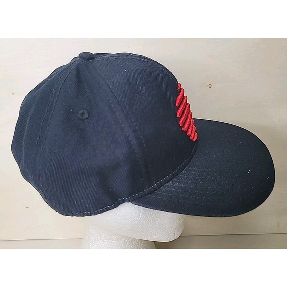 Deadmau5 Mouse Ears Black Red White Adjustable Snapback EDM Festival Hat - Picture 5 of 8